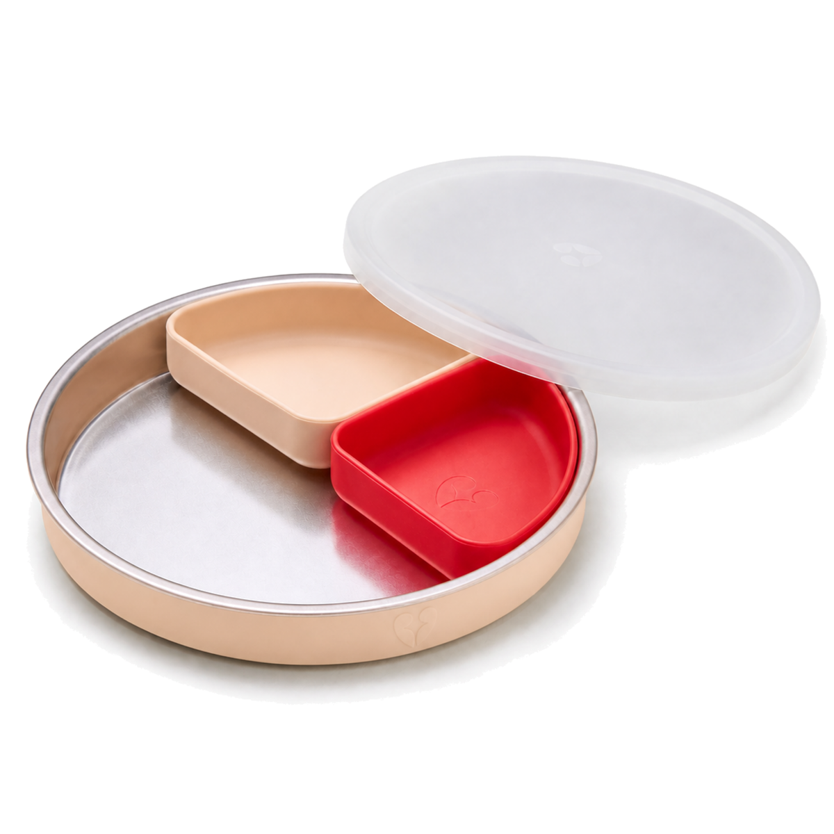 Silvare - Hybrid Plate, Peach&Red
